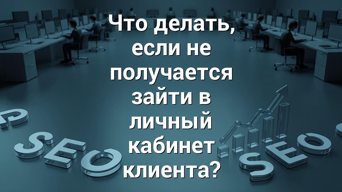 Что делать, если не получается зайти в личный кабинет клиента?