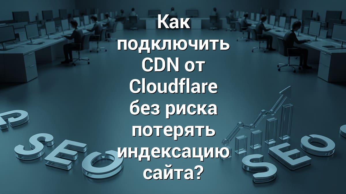 Как подключить CDN от Cloudflare без риска потерять индексацию сайта?