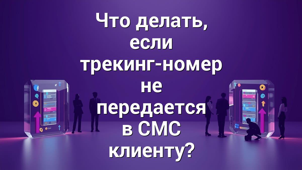 Что делать, если трекинг-номер не передается в СМС клиенту?
