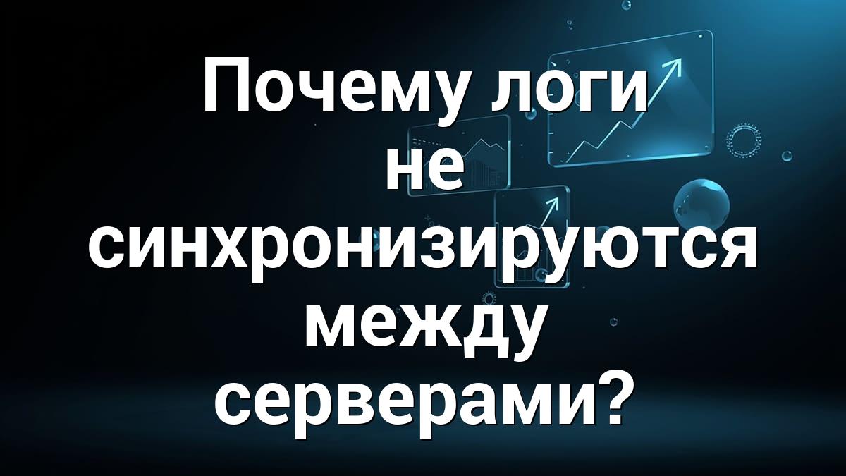 Почему логи не синхронизируются между серверами?